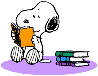 Snoopy Reading the Assignment
